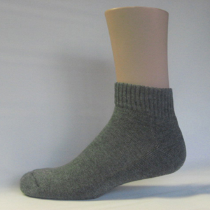 Men's ankle sports socks - Gray silver