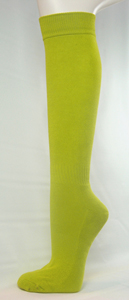 Sports knee socks - Lime Green
