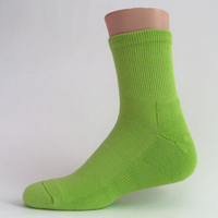 Sports team socks - basketball - lime green