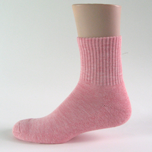 Women's pink sports socks